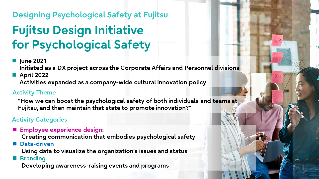 Overview of the Fujitsu Design Initiative for Psychological Safety
