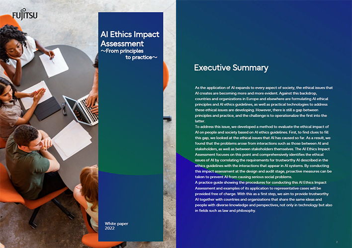 PDF thumbnails of AI Ethics Impact Assessment White Paper