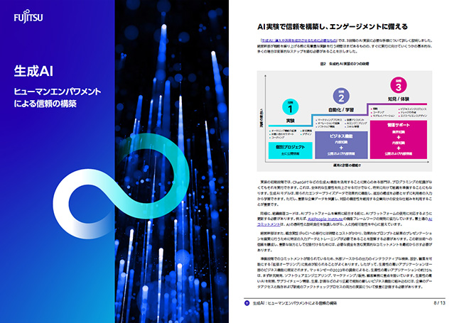 レポート「生成AI:ヒューマンエンパワメントによる信頼の構築」本文の画像