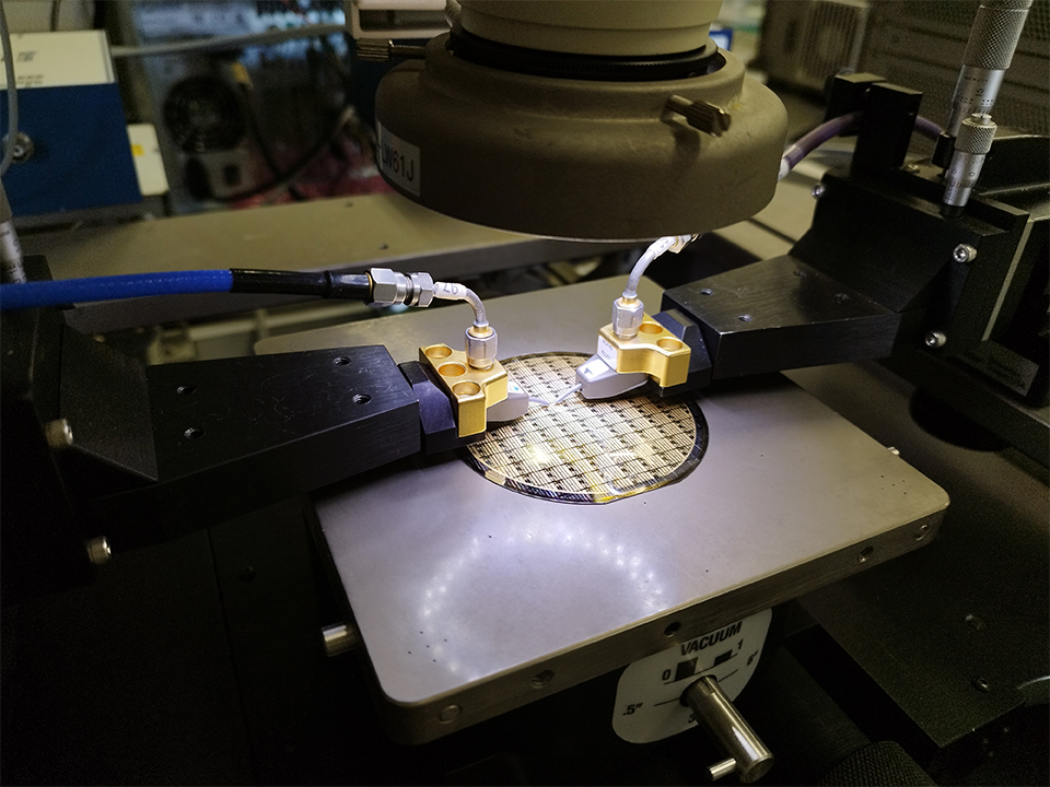 During the sample evalution of GaN-HEMT (gallium nitride high electron mobility transistor)