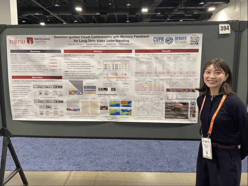 Presenting my research at CVPR 2026