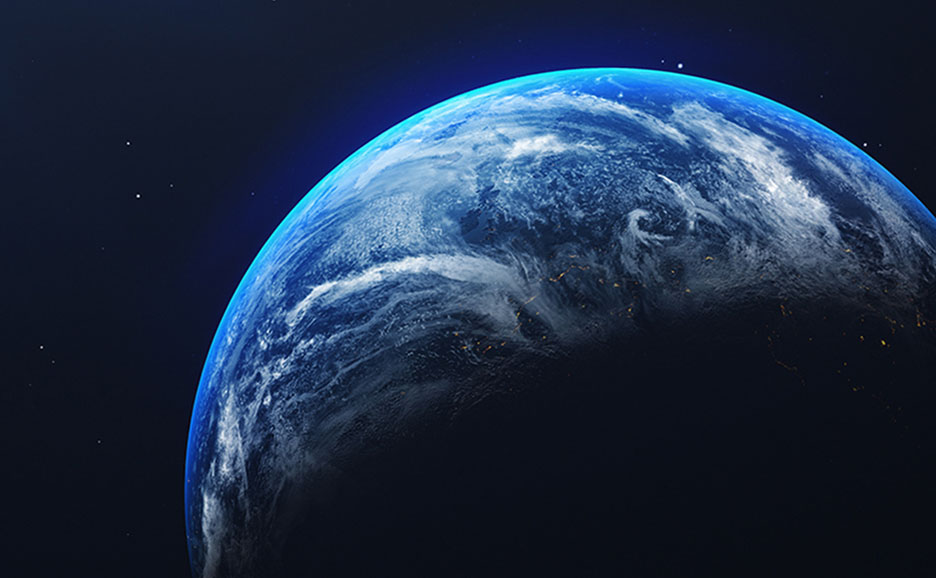 宇宙から見た地球